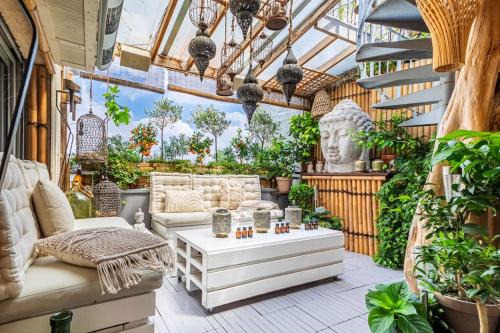 Superbe duplex Paris-rooftop vue panoramique
