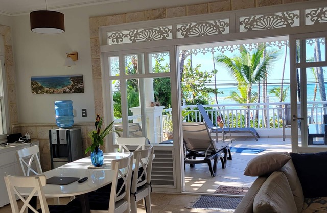 Superior Oceanfront Condo - Walk to the Very Best of Las Terrenas - See Reviews!