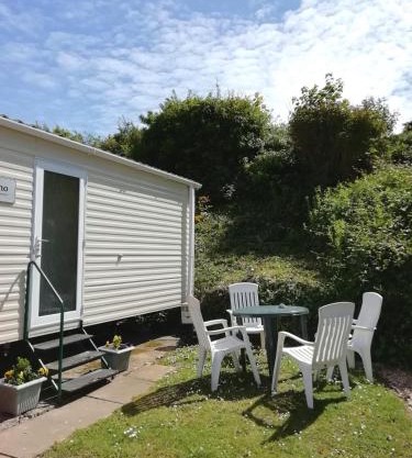 Swanage bay caravan
