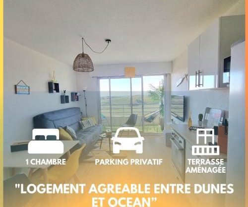 T2 face dunes et ocean - Proche Golf et Thalassothérapie