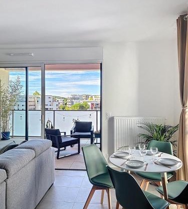 T3 avec loggia, Clim et parking - Proche Montpellier