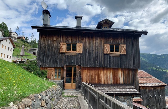 Tabià Dora with mountain View