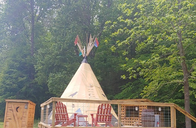 Teepee Glamping, get back to Nature