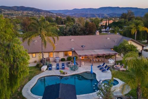 Temecula Wine Country Home w Pool Hot Tub Game Room Vineyard Views