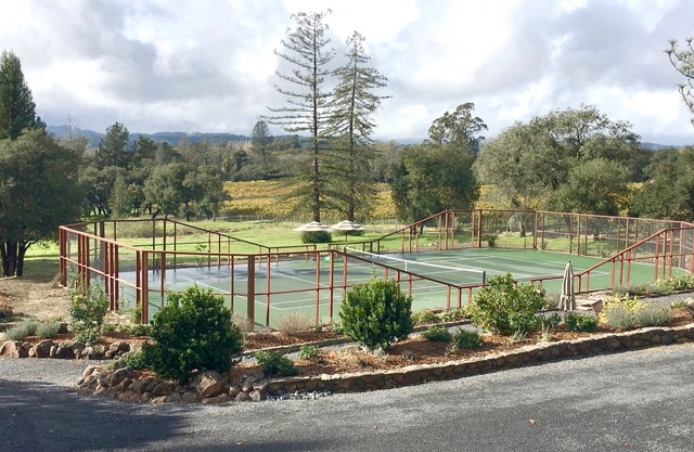 Tennis paradise in sonoma wine country