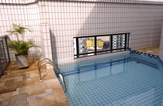 Terrace with pool and barbecue both of exclusive use, overlooking the sea