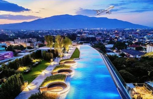 The Astra Sky River 2Bd Cozy Room 45 SQM Night Bazaar Old Town