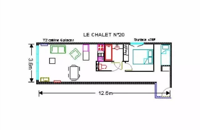 THE CHALET - Pool 20 - 2 Rooms for 6 People