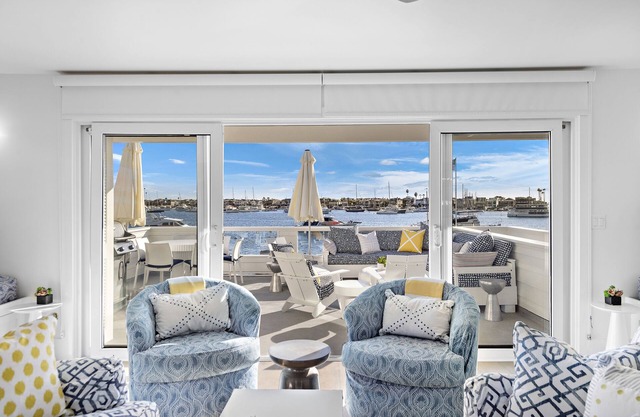 The charming Balboa Island Bayfront Beach House