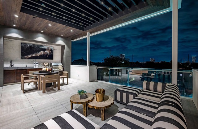 The Glass Haus I · Modern Luxury · River Oaks · Rooftop Terrace · Elevator