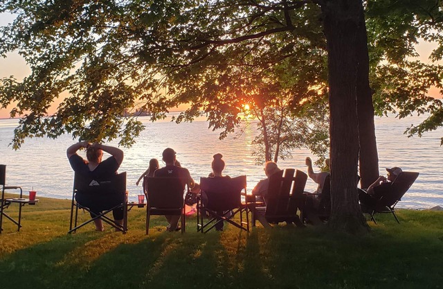 The Hill House. A peaceful lake home on the shoreline of Mille Lacs Lake.