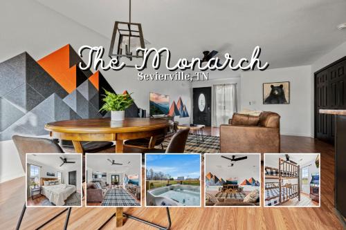 The Monarch - Hot Tub, Arcade, Dog-Friendly & Near Dollywood