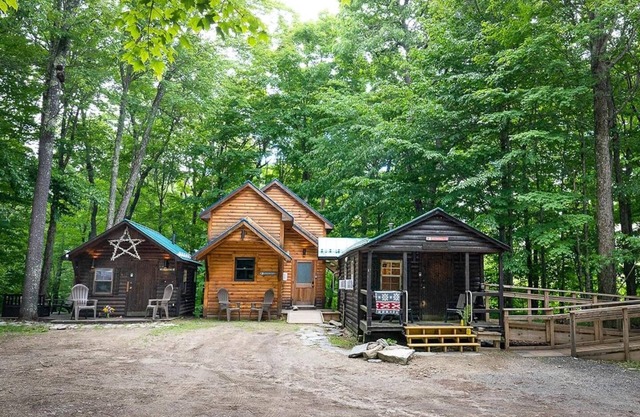 Three lovely Cabins nestled in the woods one minute from Sugarbush Resort