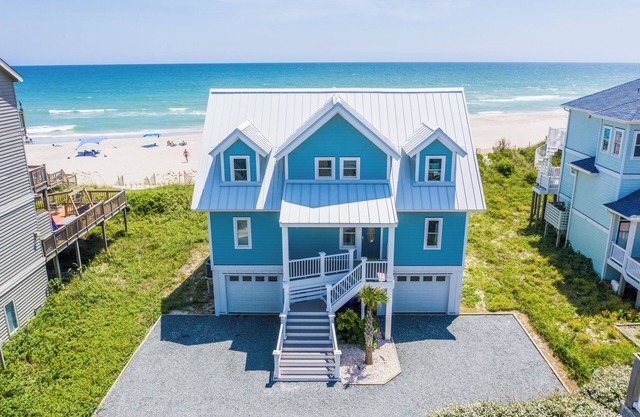 Topsail's Treasure #148 - Oceanfront Home w/Community Pool & Sound Access!