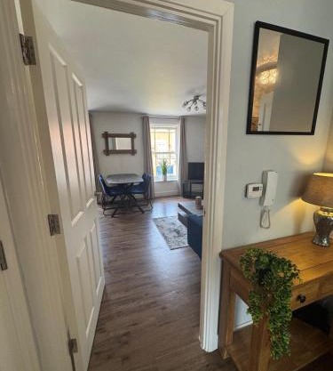 Town centre abode with gated parking