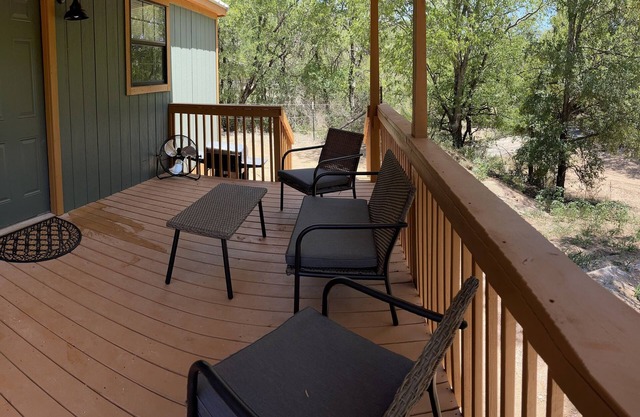 Traveler Creek Inn nestled in the woods