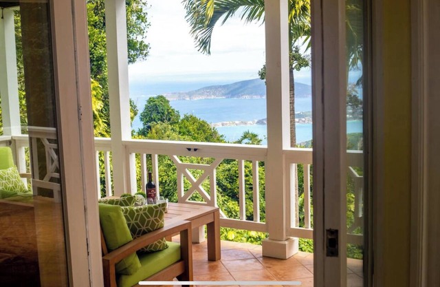 Tropical Villa-heated pool, views, generator, outdoor shower, secluded, hammock