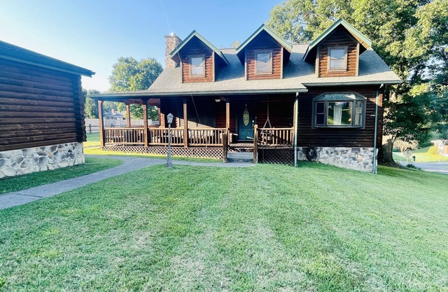 True log home, small town vibe