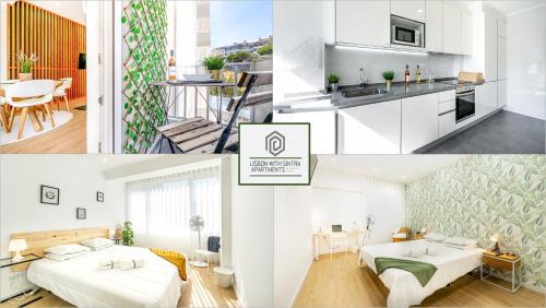 Two bedroom apartment close to train station by Lisbon with Sintra