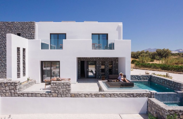 Two Bedroom Sea View Suite with Private Pool - Milestones Naxos Hotel