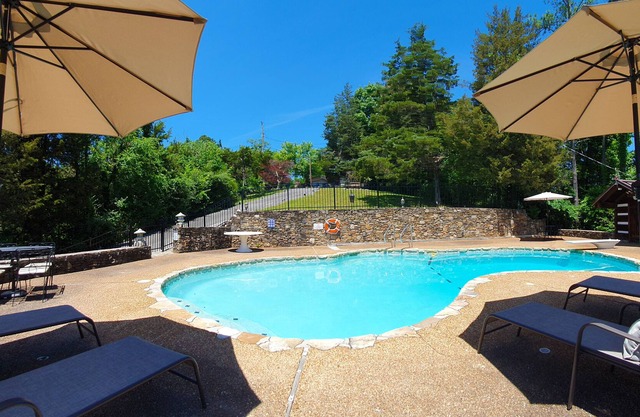 Two-home lakefront property with vast saltwater pool, dock & amazing game room