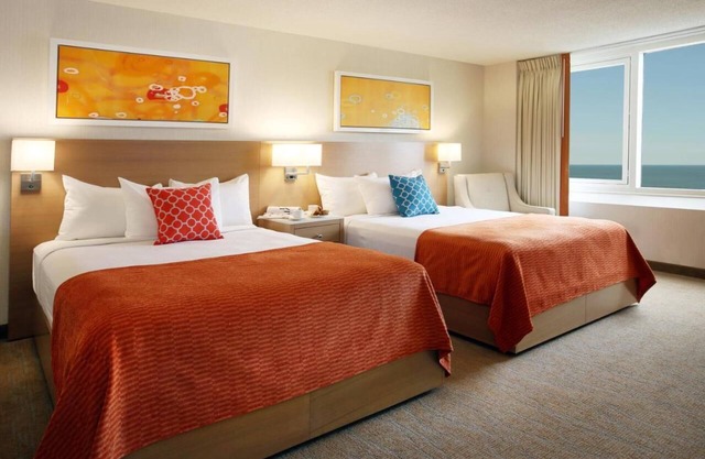 Two Queen Room at a Hotel