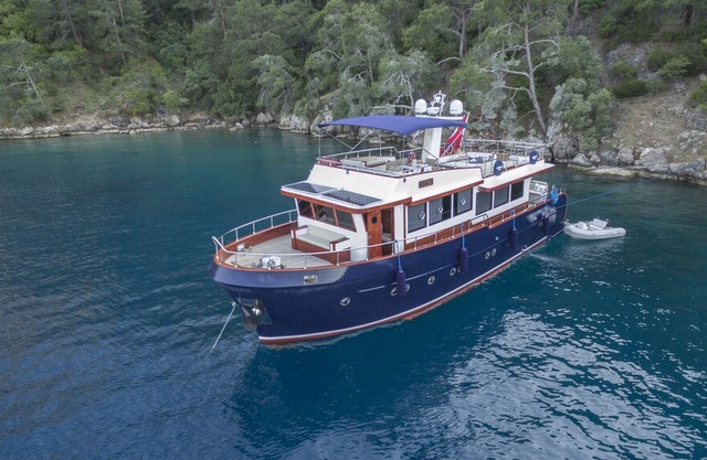 Unforgettable blue voyage experience with a trawler type boat in Gocek & Fethiye