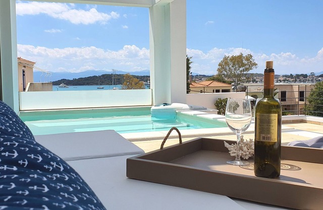 Unique 2 bedroom first floor apartment with private pool