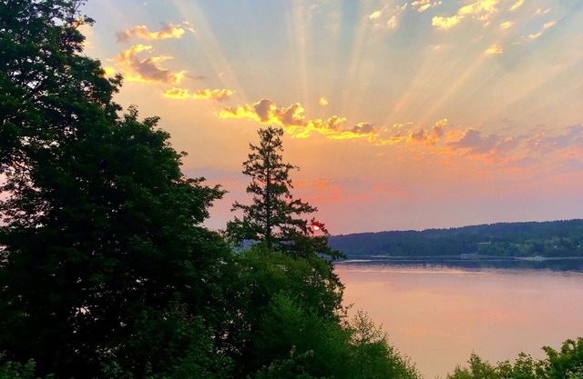 Unobstructed view of the Puget Sound and Vashon Island