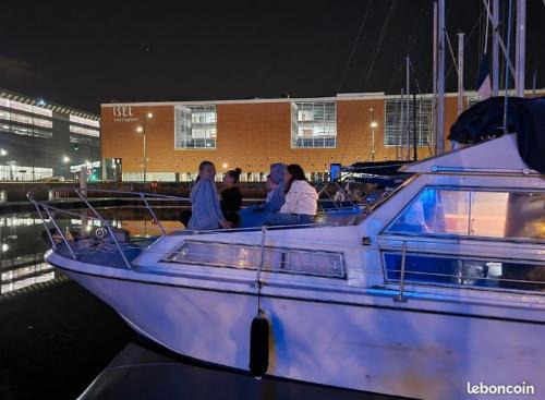 Unusual night on a small yacht