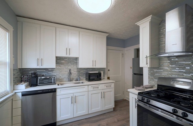 Upstairs unit in duplex