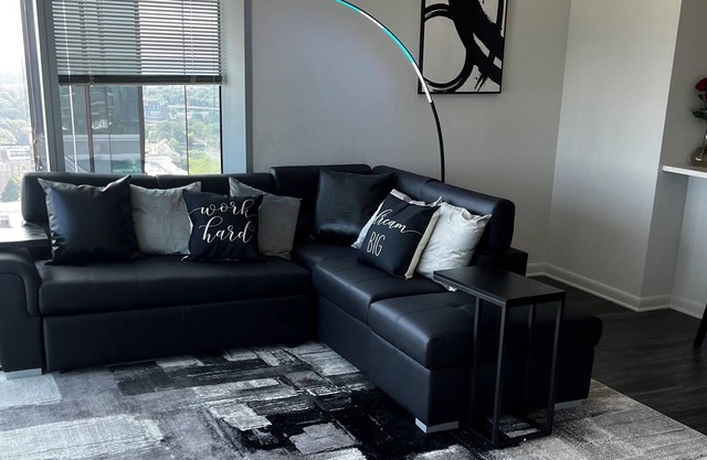 Uptown condo in the center of charlotte with a great view in the sky!