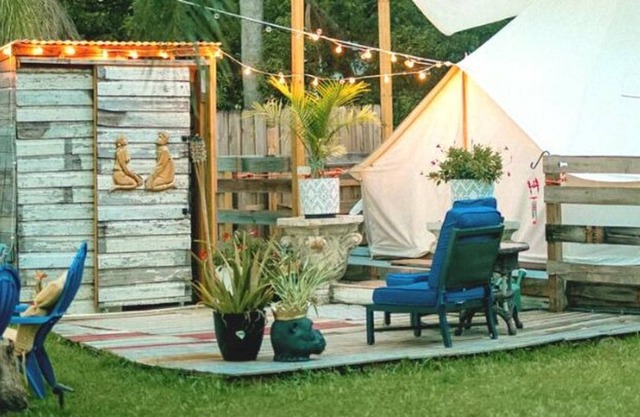 Urban Lakefront Yurt Romantic Glamping Near Vibrant City Activities