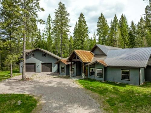 Heavenly Cabin Nestled Among the Towering Trees in Montana