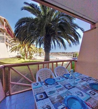 V-Marin 03-Vieux Boucau Appartement 6 personnes dans résidence avec piscine au bord du lac marin
