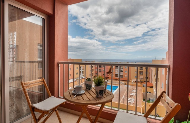 Vacation 'Candelaria' with Sea View, Shared Pool and Wi-Fi