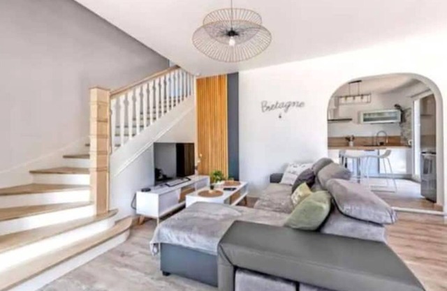 Vacation home 800 m from the sea and a few steps from the Mousterlin Marshes