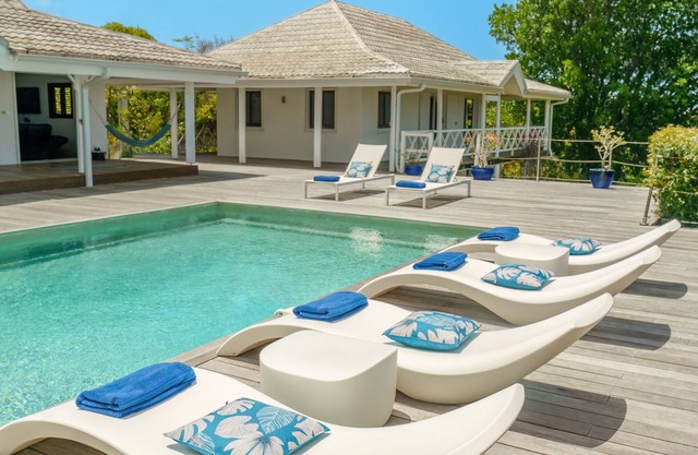 Villa Azur,Saint-Martin, Low Lands , Terres Basses,private pool, jacuzzi, tennis