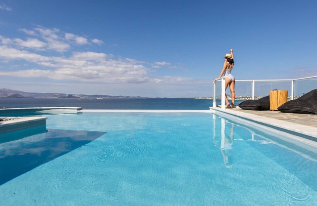 Villa 'Azure' Private Infinity Pool Beach Hotel Villa Paradise Naxos