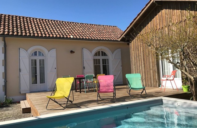 Villa Caprice à Andernos avec piscine chauffée