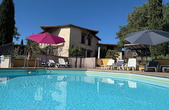 "Villa Champie" 3 stars with swimming pool, sunny terraces Pradons - Ardèche