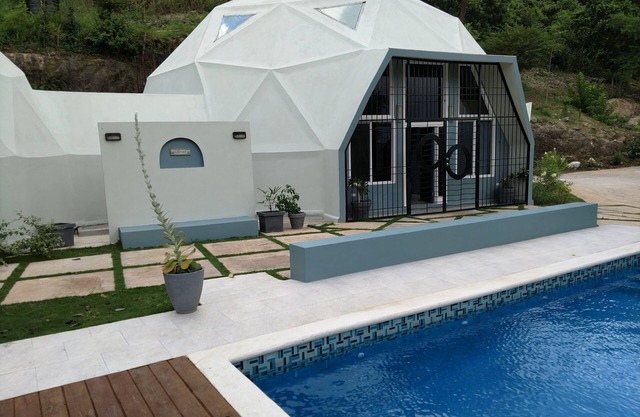 Villa Cupola Is An Exquisitely Designed 5 B/R Geodesic Dome With A Private Pool.