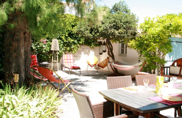 Villa on garden 2 min from the beach, 3 bedrooms