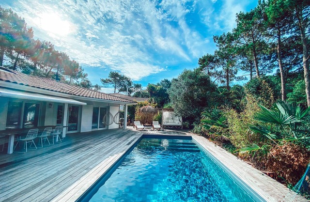 Villa heated pool 4 bedrooms - golf and surf beaches - Seignosse Hossegor