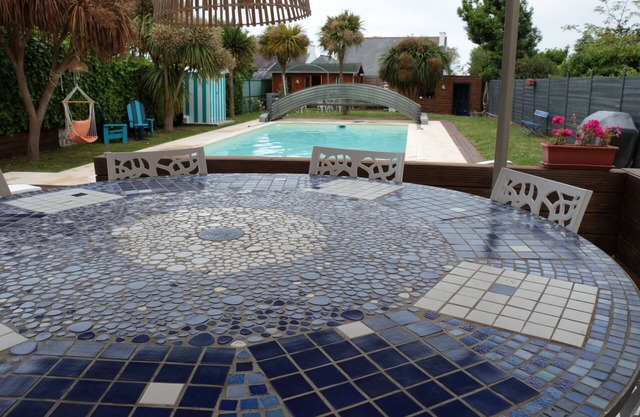 Villa in Sainte Marine. heated pool. beaches, harbour, all on foot