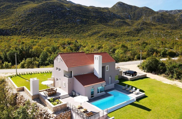 Villa in Župa with Infinity Pool & Biokovo Views