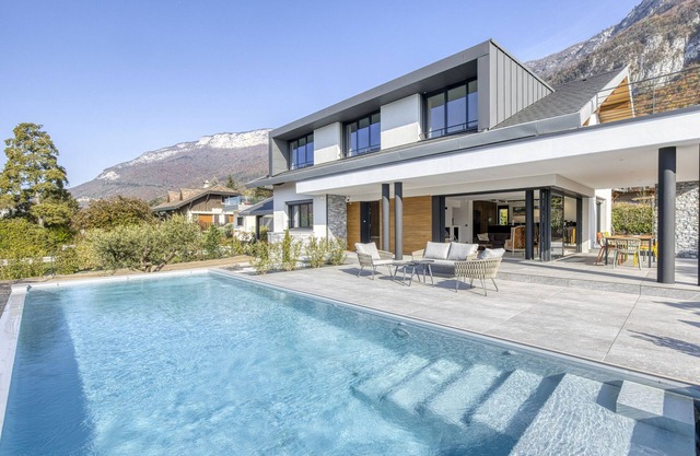 Villa Luminosa – Piscine et Vue sur le Lac