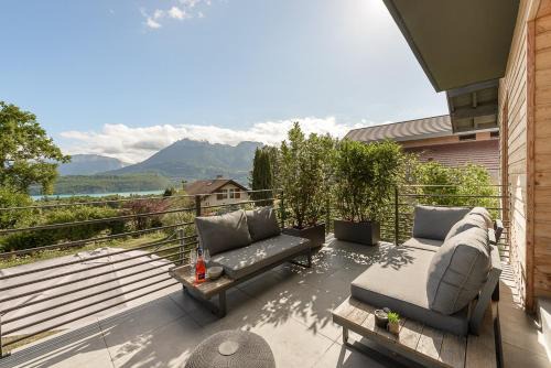 Villa Serenya Designer-Renovated Farmhouse with Panoramic Views of Lake Annecy by LLA Selections