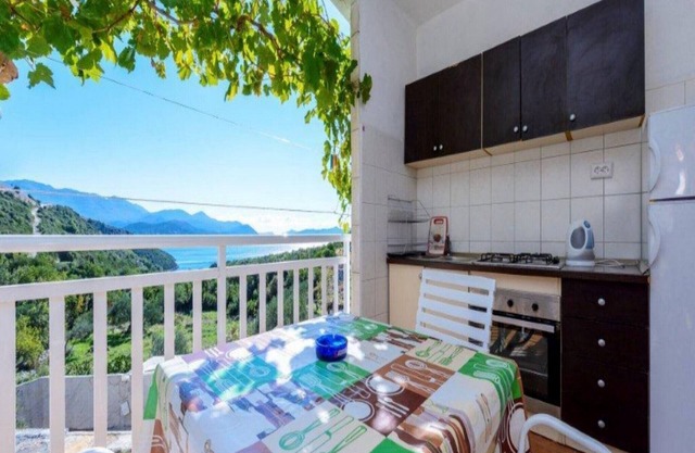 Villa Sunce Doli - Double Room with Balcony and Sea View