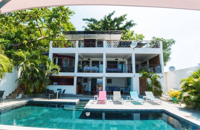Villa with a great panoramic view of the sea and the sunset